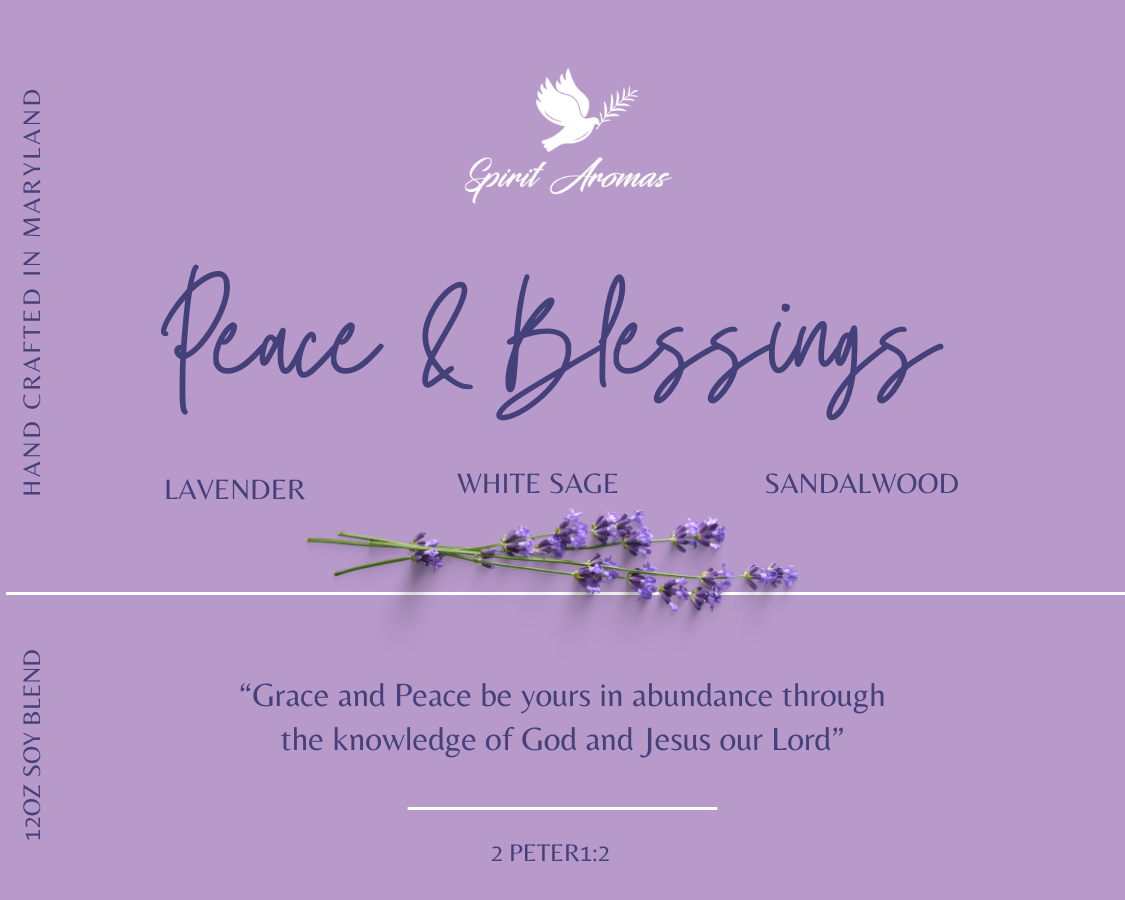 Peace & Blessings - White Sage / Lavender / Sandalwood